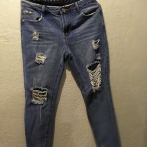 Jeans fish net